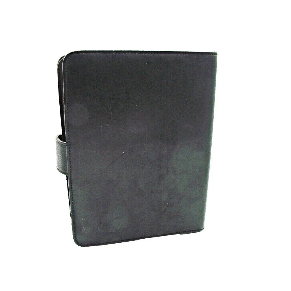 Master Business Agenda MBA Planner Organizer Black Leather 3 Ring Snap Closure